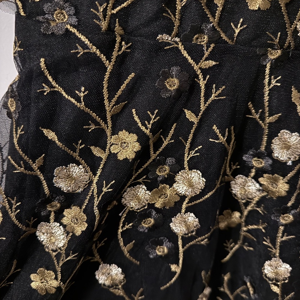 Baltic Born Navy and Gold Maxi Dress - Picture 5 of 10